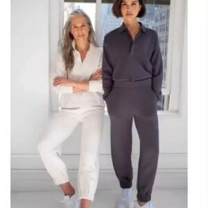 AYR The Cool‎ Pants cosy joggers pockets Off White Size L